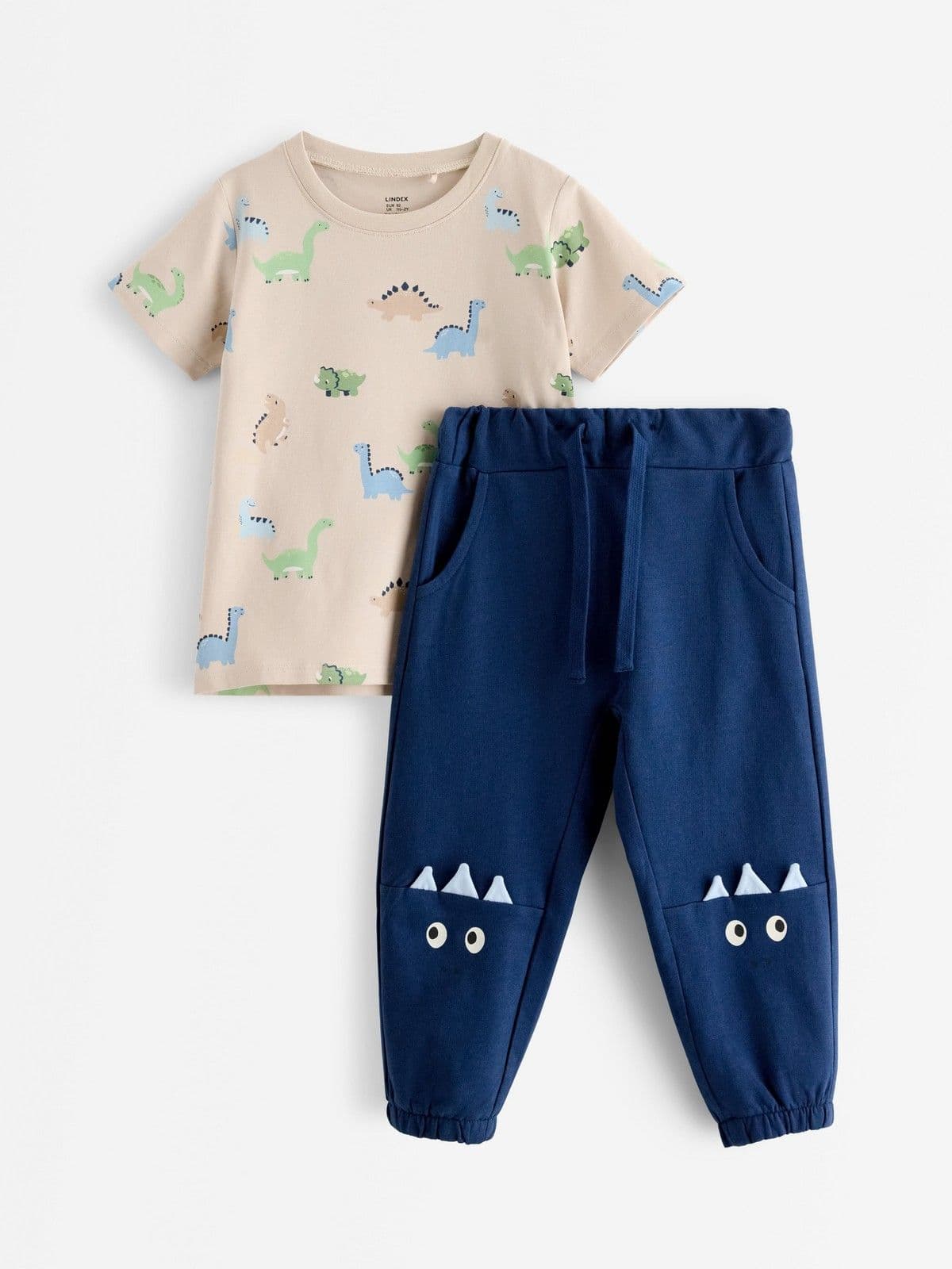 Set with top and joggers Light Beige 1