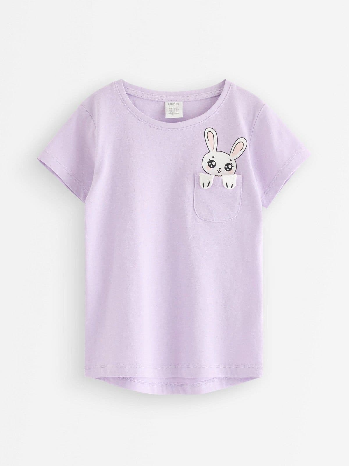 Short sleeved top Light Lilac 1