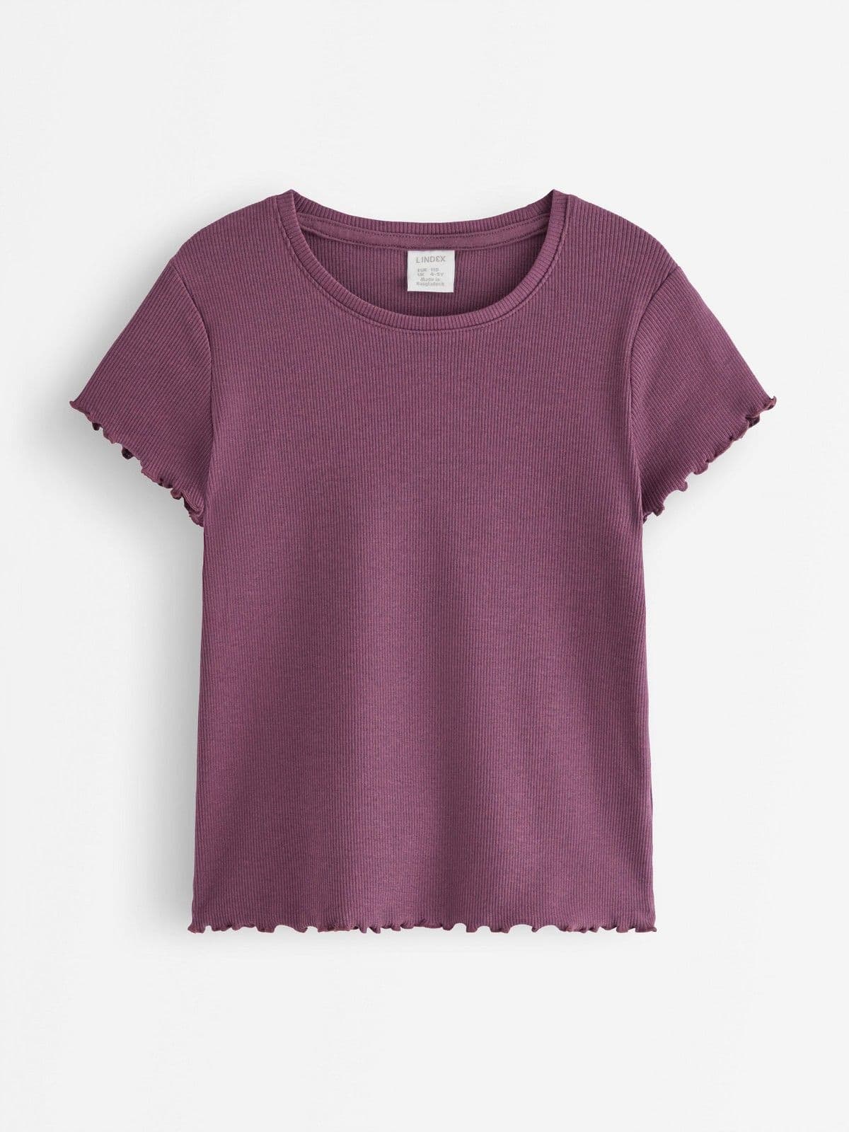 Ribbed top Dark Dusty Lilac 1