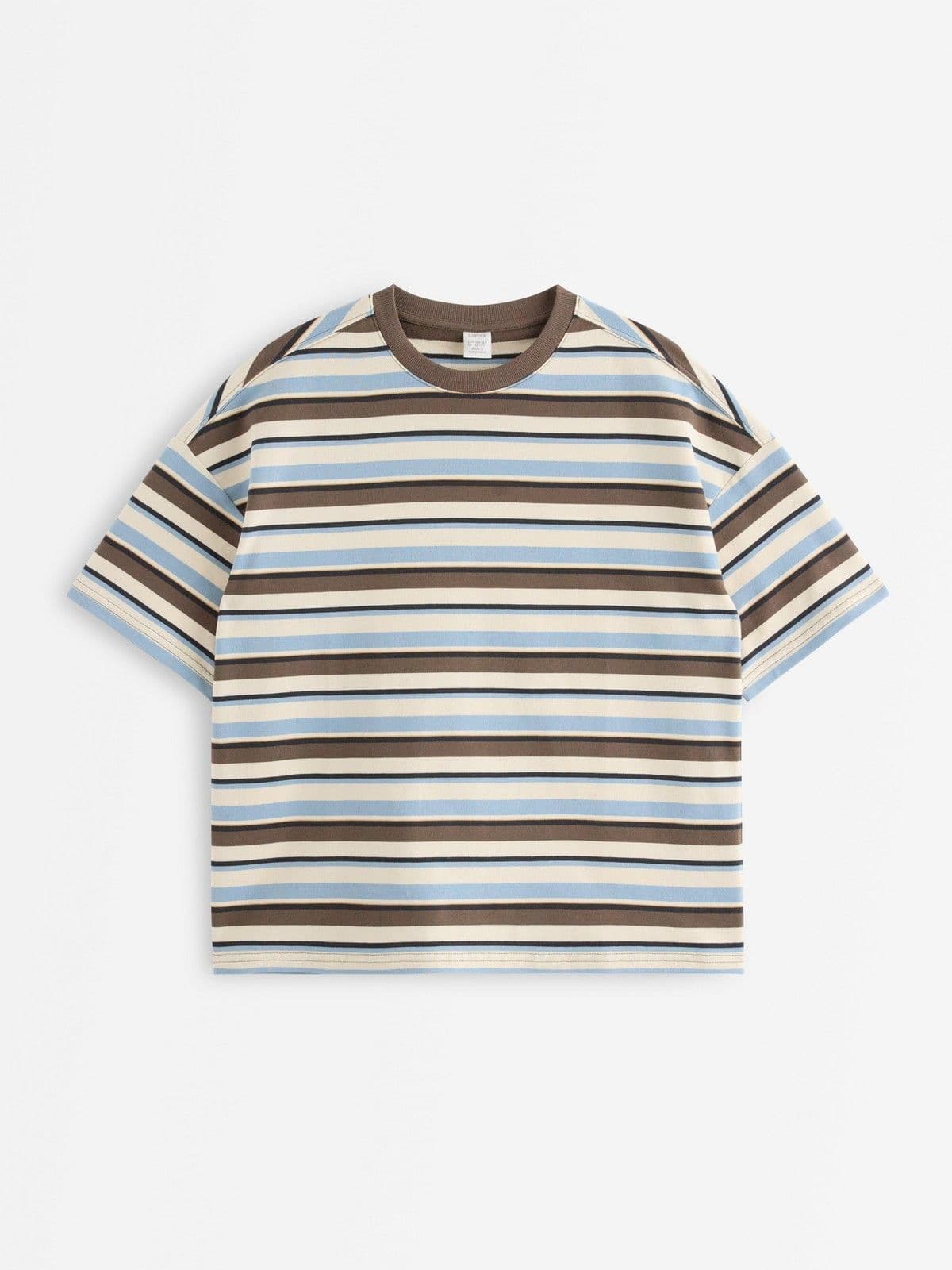 Striped t-shirt Light Dusty Beige 1