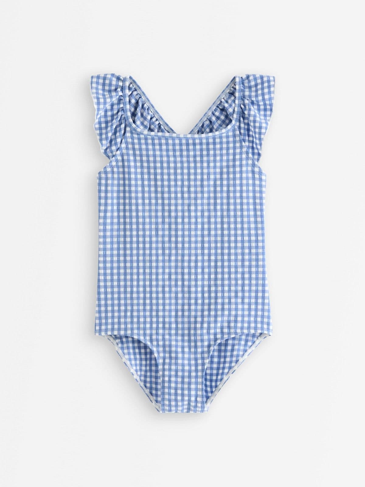 Swimsuit with structure Light Dusty Blue 1