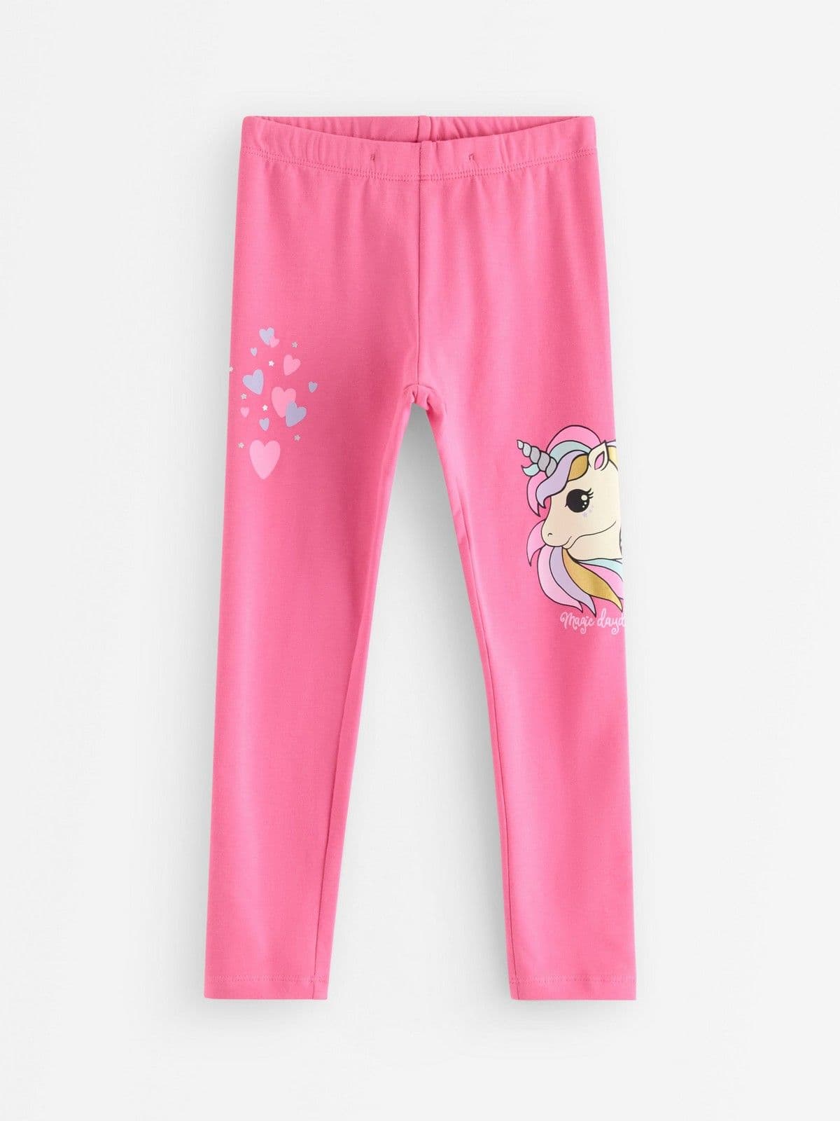Leggings with brushed inside Pink 1
