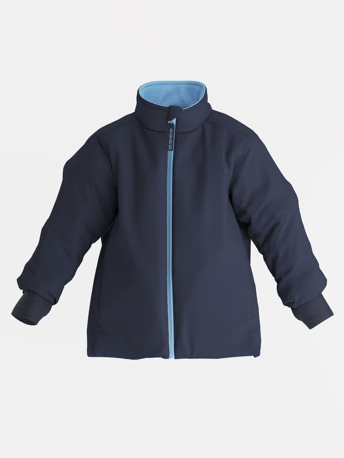 Water repellent, padded lightweight jacket – Kids Performance Wear Dark Navy 1